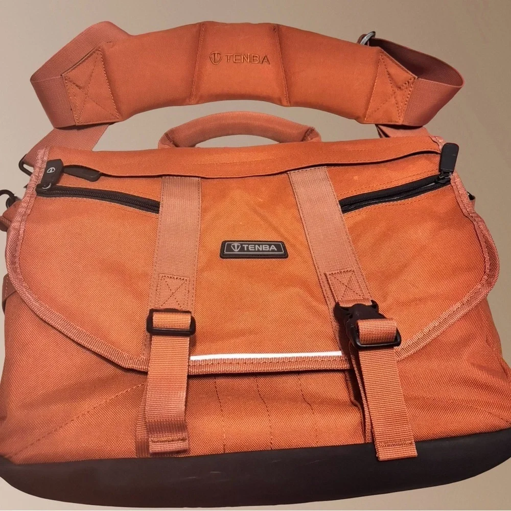 Orange Tenba Messenger Photo/Laptop Bag